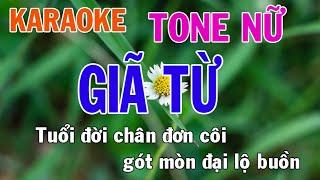 Giã Từ Karaoke Tone Nữ Nhạc Sống - Phối Mới Dễ Hát - Nhật Nguyễn