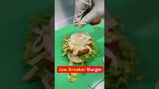 Jaw Breaker Burger #shorts #short #food #streetfood #viral #edit #famousfood #ytshorts #trending