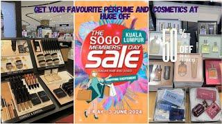 Biggest Sogo members day sale | Get your favourite perfume and cosmetics at huge off