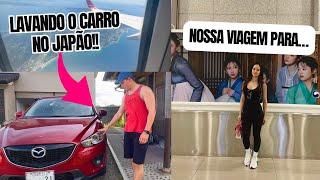Vlog: Lavando nosso carro no Japão / O dia da nossa viagem chegou 