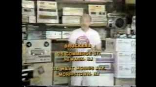 Drucker's discount electronic's tv commercial