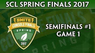 SMITE Console League Spring Split Finals 2017 - Semifinal #1 (Game 1 of 5)