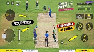 Dream Cricket 24 New Update Full Review Gameplay (Pro Joystick) How To Use ? Full Tutorial