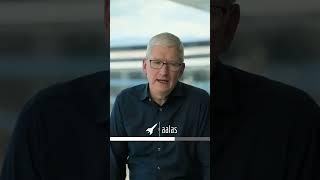 Tim Cook : How do you keep your team inspire? #timcook #apple #visionpro #shorts