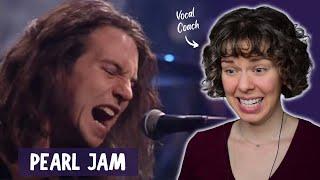 First time reaction to Pearl Jam! Vocal coach analyzes their MTV Unplugged performance of "Black"