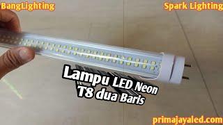 Lampu LED Neon T8 Dua Baris