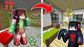 TankDemic Renovated Friend's House To Luxury MODERN HOUSE in OMOCITY | Minecraft ( Tagalog )