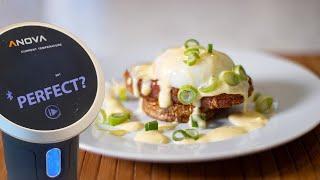 How to poach an egg with Sous Vide | Spam Eggs Benedict Recipe