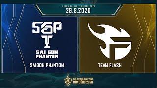 Saigon Phantom vs Team Flash | SGP vs FL  - Vòng 3 ngày 1 [29.08.2020] - ĐTDV mùa Đông 2020