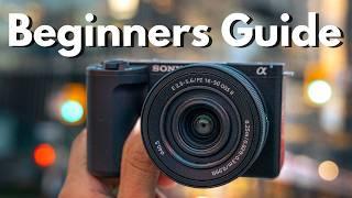 Sony ZV E10 Mark II Tutorial - Complete Beginner Guide