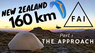 160km Backcountry Triangle | Part 1 The Approach | Vol Biv Paragliding New Zealand