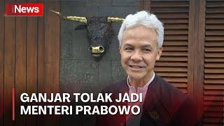 Ganjar Pranowo Tolak Keras Jika Dapat Tawaran Menteri Prabowo