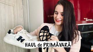 HAUL H&M, Yves Rocher, cosmetice, rochii, pantofi, adidași și un palton roz