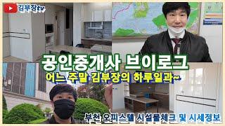 공인중개사 브이로그 이사전 부동산에서 하는일 주말 공인중개사의 하루 직장인 브이로그 오피스텔 입주사전점검 이사전 시설물체크 공인중개사 일상 부천오피스텔 시세정보