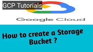 How to create Storage #Bucket in #GCP