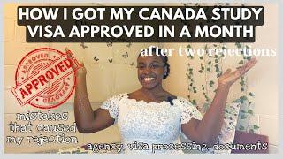 How I got my canada study visa in a month| agency, admission processing, visa application. #canada