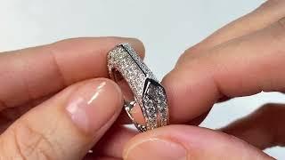 D Flawless Diamond Ring at 2.85 carats by Kat Florence KFD1028WG