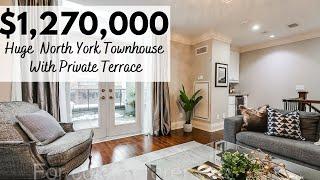 WOW! Townhouse at Yonge + Finch. ALMOST 2000 Sq ft with Huge Terrace | 25 Greenview TH300