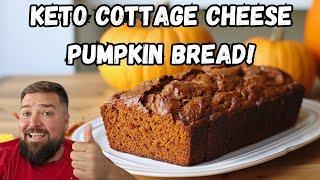 Fast & Easy Cottage Cheese Keto Pumpkin Bread!  Must Try Low Carb