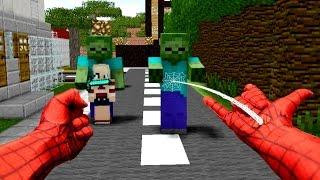 REALISTIC MINECRAFT ~ STEVE BECOMES SPIDERMAN