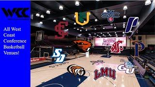 All West Coast Conference Basketball Venues!