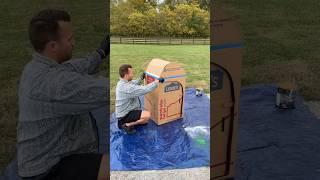 Dad builds the Perfect Halloween Costume!  #fall #funny #diy #dad #costume #halloween