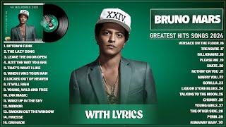 Bruno Mars Songs Playlist 2024 (Lyrics) - The Best Of Bruno Mars - Greatest Hits Full Album 2024