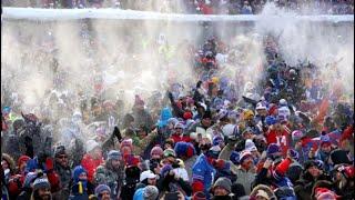 Incredible video Of Bills Mafia Surrounded By Snow Puts Insanity Of Buffalo Fandom In Perspective