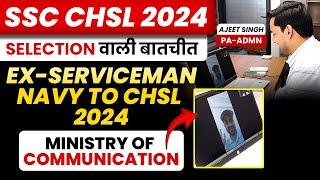 SSC CHSL Result 2024 | EX-Serviceman Navy to CHSL 2024 | English by Gopal Verma Sir #sscchsl