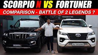 Mahindra Scorpio N vs Toyota Fortuner - Asli DADDY of SUV Kon?