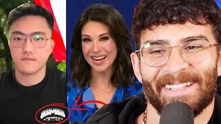 HasanAbi Fan Spotted On The News! | HasanAbi Reacts