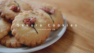 How to cook Sakura Cookies【XuxuCooking】