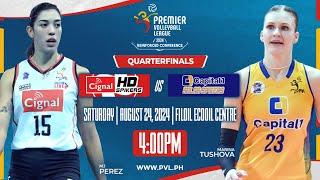 CIGNAL vs. CAPITAL1 - Full Match | Quarterfinals | 2024 PVL Reinforced Conference