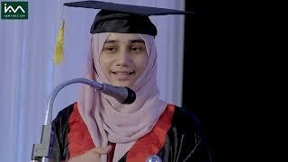 CMA HADIYA Expressing her Excitement at IAM Kannur Convocation Ceremony