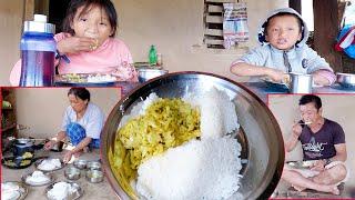 our lunch with children in the village || Bhumi sarmila cook lunch for children ||