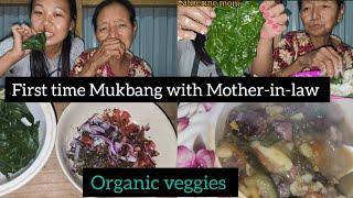 Smoked pork with Aloo curry || simple Mukbang with my mother-in-law Naga Village @Catherinemom23