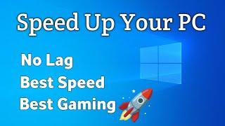 How to Speed Up Your Windows 10 Performance