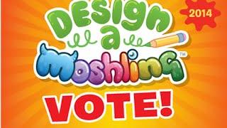 Moshi Monsters Design A Moshling 2014 Secret Codes for Posters & Voting