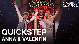 Unsere Christmas Dancing Stars: Anna & Valentin tanzen den Quickstep | Let's Dance Weihnachtsshow