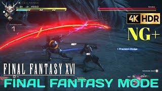 Final Fantasy 16 New Game Plus Barnabas Boss Fight 4K | FF16 Final Fantasy Mode Barnabas Boss Fight