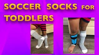 Tall Soccer Socks for Toddlers with Extra Cushion and Comfort - Prevent Blisters!