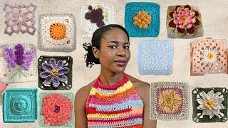 My favorite GRANNY SQUARE PATTERNS to make this Summer | crochet inspiration