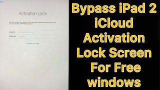 ipad 2 icloud bypass free windows | ios 9.3.5