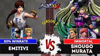 KOFXVEMITIVI (Blue Mary/Isla/Yuri) vs SHOUGO (Yamazaki/Sylvie/Shermie)Ranked Match - 08/24