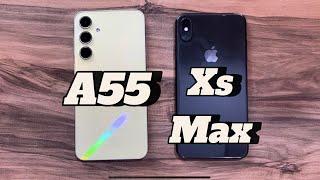 Samsung Galaxy A55 vs iPhone Xs Max