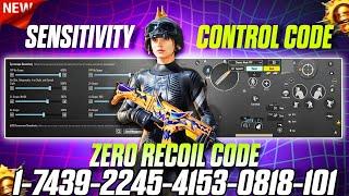 BGMI 3.5 UPDATE SENSITIVITY CODE | BGMI BEST SENSITIVITY SETTINGS | BGMI ZERO RECOIL SENSITIVITY