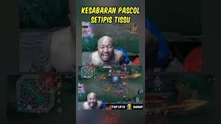 KESABARAN PASCOL SETIPIS TISSU #mobilelegends #mlbb #topglobalmiya #shorts