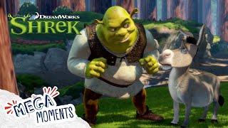 Shrek Meets Donkey!  | Shrek | Extended Preview | Movie Moments | Mega Moments