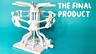 Engineering A Kinetic Sculpture - String Powered Sine Wave