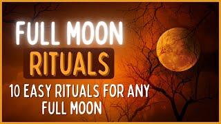 Full Moon Rituals | How to do a Full Moon RITUAL!  | Chasing Solana ️